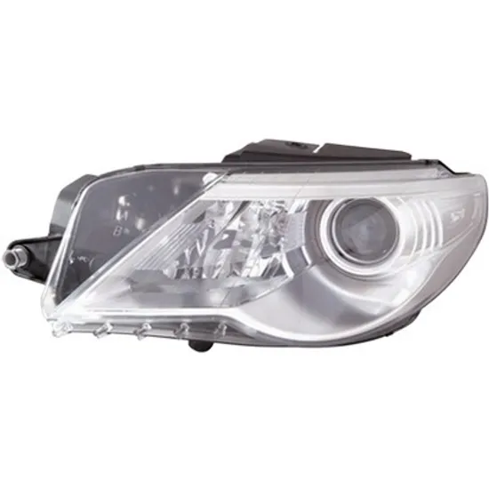 Far stanga VW PASSAT CC 2008->2012 perioada 2010 2011 2012 , fara motor reglaj, fara unitate de control Xenon, pentru vehicule cu lumini xenon, cu reglaj distanta iluminare automat, adaptiv, cu bec D1S tub descarcare gaze, cu bec D1S/H7,