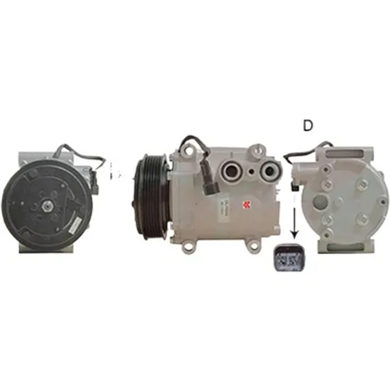 Compresor aer conditionat MAZDA 2 2007->2014 1.6 MZ-CD 70KW 95CP , pentru motor Y655, Y661 perioada 2011 2012 2013 2014 2015