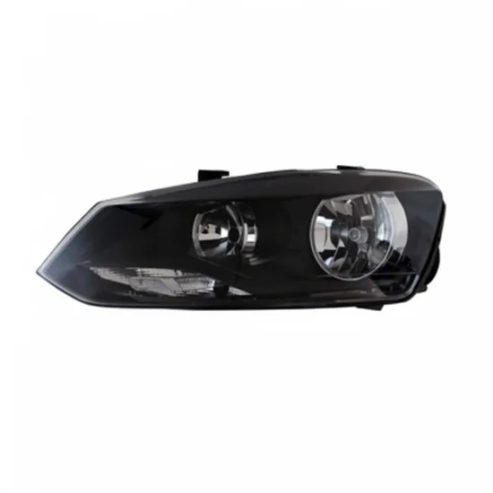 Faruri VW POLO 6R1 2009->2020 Far reglaj electric (cu 2 oglinzi) (ornament negru) (HELLA) STANGA Perioada 2009 2010 2011 2012 2013 2014 2015 2016 2017