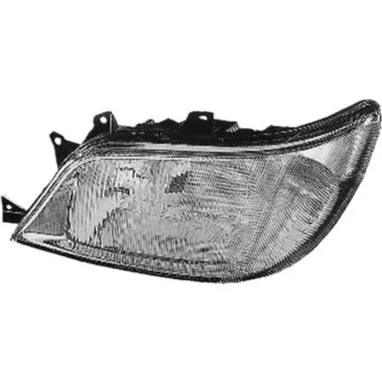Far dreapta MERCEDES SPRINTER 903 1995->2006 perioada 1995 1996 1997 1998 1999 2000 2001 2002 2003 2004 2005 2006 de la an de fabricatie 03/2000, pana la an de fabricatie 08/2002, fara motor reglaj, cu reglaj electric, cu far de ceata, cu bec H7/H1/H1