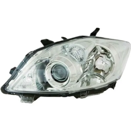 Far stanga TOYOTA AURIS / COROLLA E15 2006->2012 perioada 2006 2007 2008 2009 2010 2011 2012 de la an de fabricatie 01/2010, fara stecher, cromat, reglaj electric, cu bec D4S Lampa descarcare gaze, cu bec HB3, cu bec PY21W, cu bec W5W