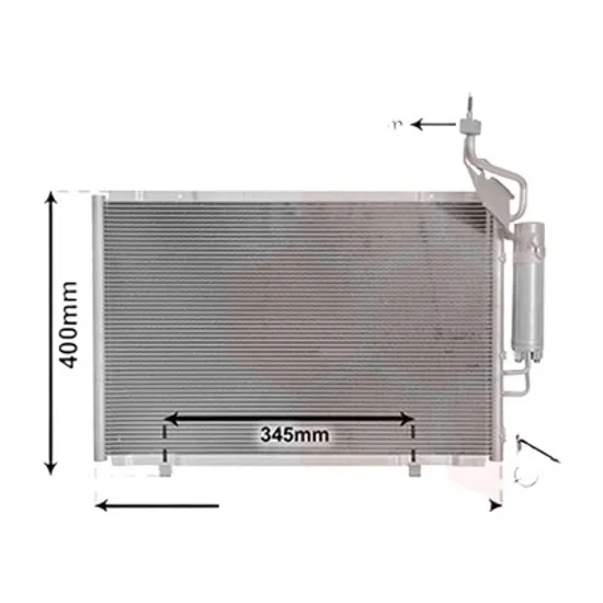 Radiator aer conditionat PEUGEOT 308 2 2013->2021 pentru 2.0 GT BlueHDi 180, perioada 2014 2015 2016 2017 2018 2019 2020 2021