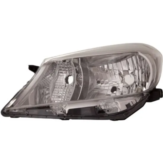 Far dreapta TOYOTA YARIS 2010-> perioada 2010 2011 2012 2013 2014 2015 pana la an de fabricatie 2014, cu motor reglaj, gri inchis, semnal transparent, cu reglaj electric, cu bec H4