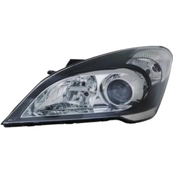 Far stanga KIA CEED 2006->2012, CEED SW 2007->2012 perioada 2009 2010 2011 2012 fara motor reglaj, cu reglaj electric, cu bec H7/H1