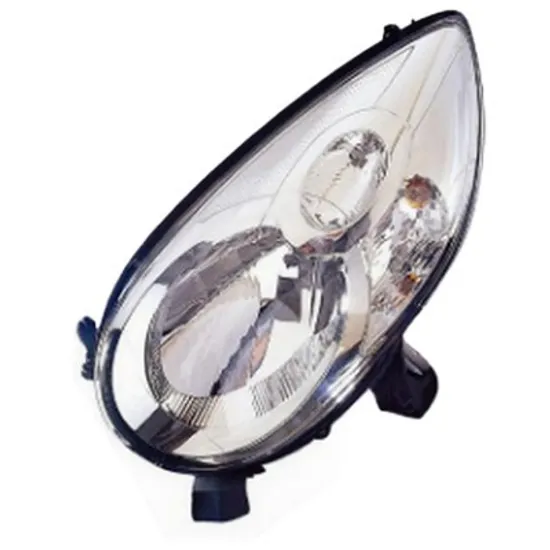 Far stanga CITROEN C1 2005->2014 perioada 2005 2006 2007 2008 2009 2010 2011 2012 2013 2014 cu motor reglaj, semnal transparent, cu reglaj electric, cu bec H4