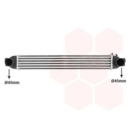 Intercooler FIAT FIORINO 225 2007-> Radiator intercooler 1,3 - 1,4HDI - MJTD (540x85x65) Perioada 2008 2009 2010 2011 2012 2013 2014 2015 2016