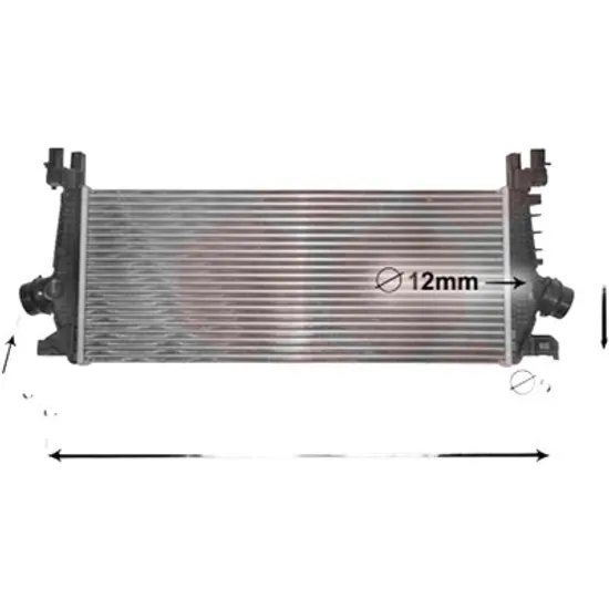 Intercooler OPEL ZAFIRA C 2011-> pentru 1.6, perioada 2012 2013 2014 2015 2016 2017 2018 2019