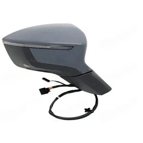 Oglinda SEAT ATECA 2016-> Oglinda exterioara electrica cu incalzire cu rabatare electrica pentru vopsit cu memorie (cu semnal si lampa de podea si senzor banda) (15pin) DREAPTA Perioada 2016 2017 2018 2019 2020 2021