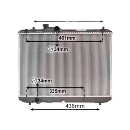 Radiator apa SUZUKI SWIFT 3 2005->2010 1.3 68KW 92CP , pentru motor M13A perioada 2005 2006,2007,2008,2009 2010