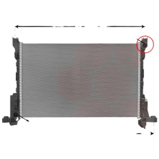 Radiator apa OPEL VIVARO B 2014->2019 1.6 CDTI 66KW 90CP , pentru motor R9M 408 perioada 2014 2015 2016
