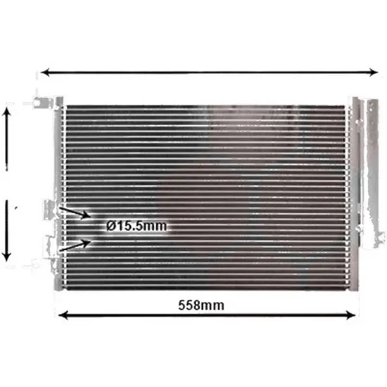Radiator aer conditionat BMW 3 Compact E36 1994->2000 pentru 318 ti, perioada 1994 1995 1996 1997 1998 1999