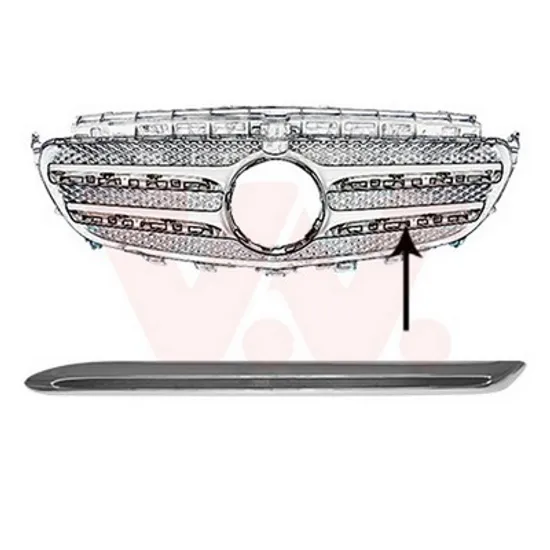Ornament Grila MERCEDES E-CLASS W213 2016-> Bandou grila fata inferior AMG-LINE/AVANTGARDE stanga Perioada 2016 2017 2018 2019 2020 2021 2022