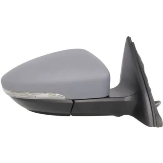 Oglinda exterioara dreapta VW JETTA 6 2010-> perioada 2010 2011 2012 2013 2014 2015 2016 2017 , cu semnal, inaltime cm 37, latime cm 15, lungime cm 24, reglaj electric, cu incalzire, prevopsit grund