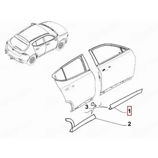 Bandou Usa ALFA ROMEO TONALE 2022-> Bandou usa fata (O) STANGA Perioada 2022 2023 2024 2025