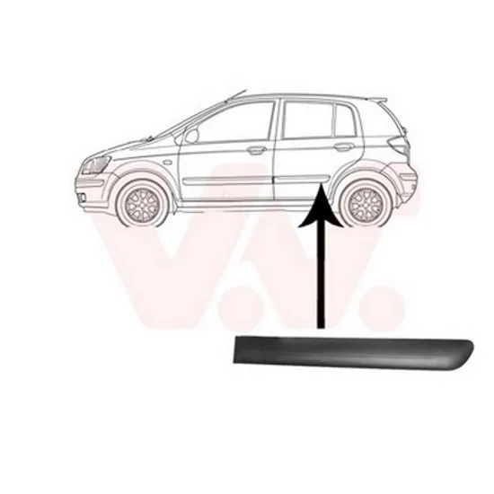 Bandou Usa HYUNDAI GETZ 2001->2010 Bandou usa spate stanga (10.05-) Perioada 2006 2007 2008 2009 2010