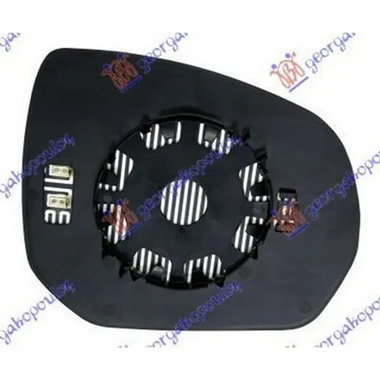 Sticla Oglinda CITROEN C4 Picasso 1 2006->2013 Geam oglinda tenta albastra cu incalzire stanga Perioada 2007 2008 2009 2010 2011 2012 2013 2014