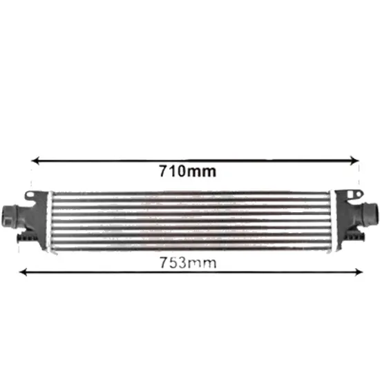 Intercooler CHEVROLET AVEO hatchback T300 2011-> 1.3 D 70KW 95CP , pentru motor LSF perioada 2011 2012,2013,2014 2015