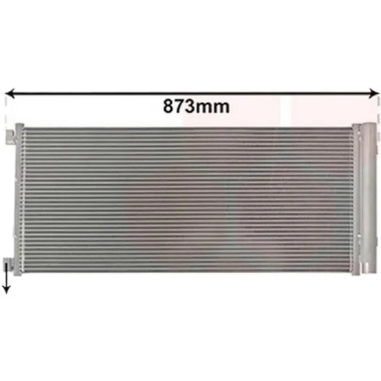 Radiator aer conditionat SKODA OCTAVIA 4 2020-> 2.0 TDI 110KW 150CP , pentru motor DSTB perioada 2020 2021,2022,2023,2024 2025