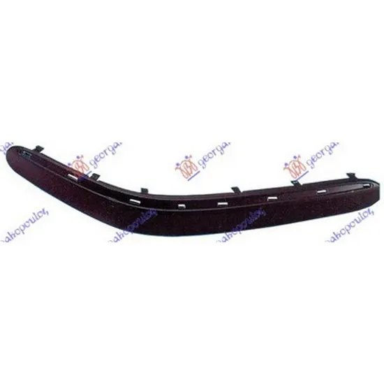 Bandou bara fata MERCEDES S-CLASS W220 1998->2005 Bandou bara fata dreapta cu gauri pt ornament Perioada 1998 1999 2000 2001 2002 2003 2004 2005