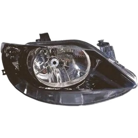 Far dreapta SEAT IBIZA 4 2008->2017 perioada 2009 2010 2011 pana la an de fabricatie 03/2012, fara motor reglaj, fumuriu, cu reglaj electric,