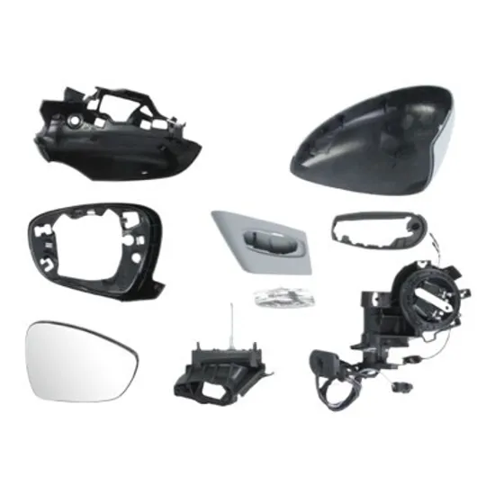 Oglinda exterioara dreapta CITROEN C5 3 Sedan RD 2008-> perioada 2010 2011 2012 2013 2014 2015 pana la an de fabricatie 2014, cromat, semnal alb, cu semnal, numar pini 10, cu incalzire, cu senzor de temperatura, rabatare electrica, cu semnal, prevopsit grund,