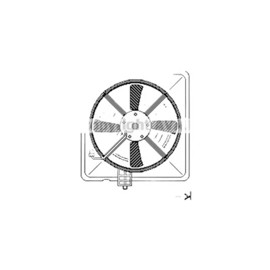 Ventilator motor VOLVO V40 1995->2004 pentru 1.8 Bi-Fuel, perioada 1999 2000 2001 2002 2003