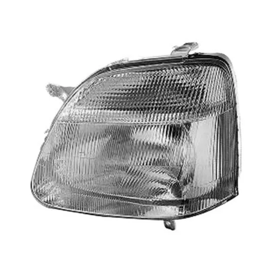 Far stanga OPEL AGILA A 2000->2007 perioada 2000 2001 2002 2003 2004 2005 2006 2007 pana la an de fabricatie 09/2002, fara motor reglaj, semnal alb, cu reglaj electric, cu bec H4