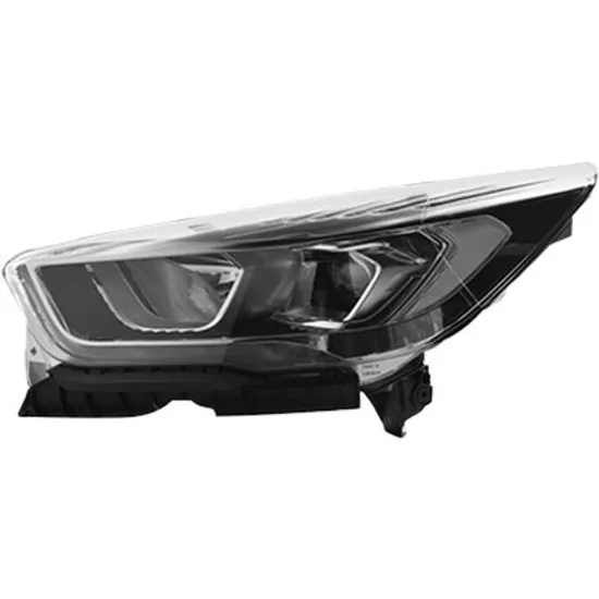 Far stanga FORD KUGA 2 2012->2019 perioada 2013 2014 de la an de fabricatie 11/2016, cromat/negru, cu reglaj electric, cu bec H15, cu bec H7, cu bec LED
