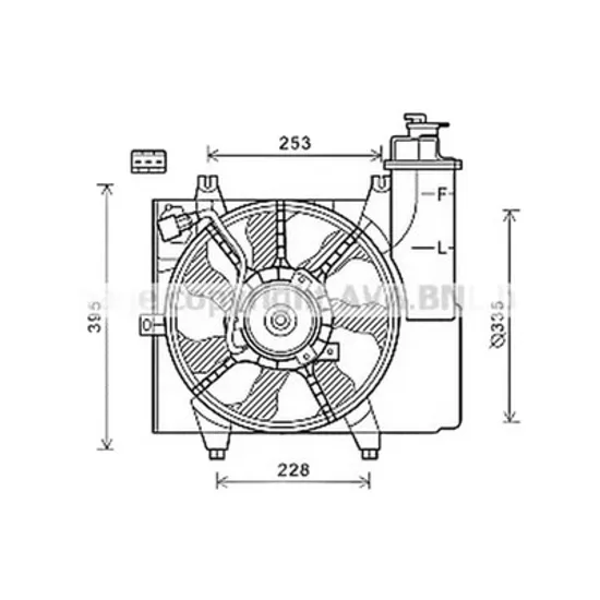 Ventilator Motor KIA PICANTO 2011->2017 Electroventilator complet benzina (cu rezervor), 2008->2011 Perioada 2008 2009 2010
