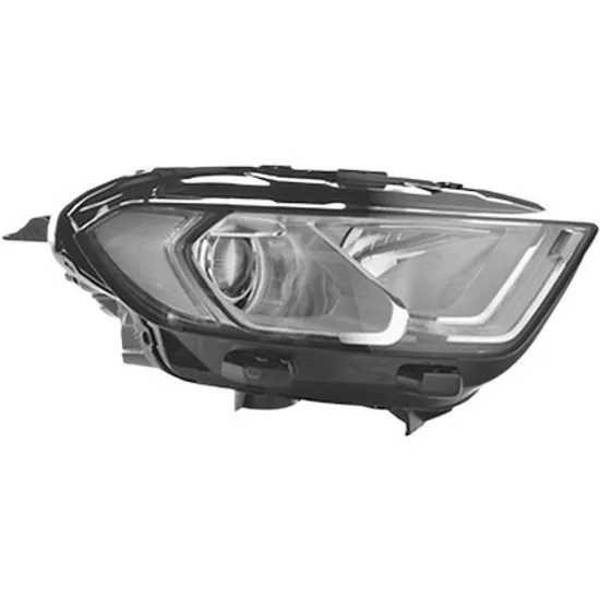 Far dreapta FORD ECOSPORT 2012-> perioada 2013 2014 2015 2016 2017 2018 de la an de fabricatie 11/2017, cu motor reglaj, cromat, cu bec D5S, cu bec H1