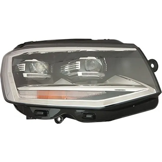 Far dreapta VW CARAVELLE 6 2015->, TRANSPORTER T6 2015-> perioada 2015 2016 2017 2018 2019 fara motor reglaj, semnal transparent, cu reglaj electric, cu bec LED