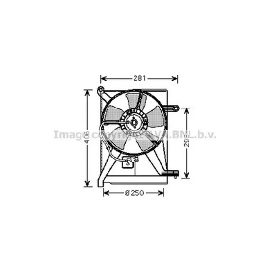Ventilator Motor DAEWOO LANOS 1997-> Electroventilator radiator aer conditionat complet, Perioada 1997 1998 1999 2000 2001 2002 2003 2004 2005 2006 2007 2008