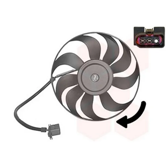 Ventilator Motor VW BORA 1998->2005 Electroventilator racire (motor+elice) (290mm) Perioada 1998 1999 2000 2001 2002 2003 2004 2005