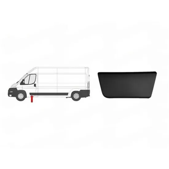 Bandou Usa FIAT DUCATO 250 2006-> Bandou usa fata negru STANGA Perioada 2014 2015 2016 2017 2018 2019 2020