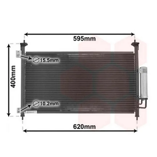 Radiator Aer Conditionat HONDA CIVIC 8 2005-> Radiator aer conditionat benzina/ diesel (59,7x - 31,5x16) Perioada 2005 2006 2007 2008 2009 2010 2011
