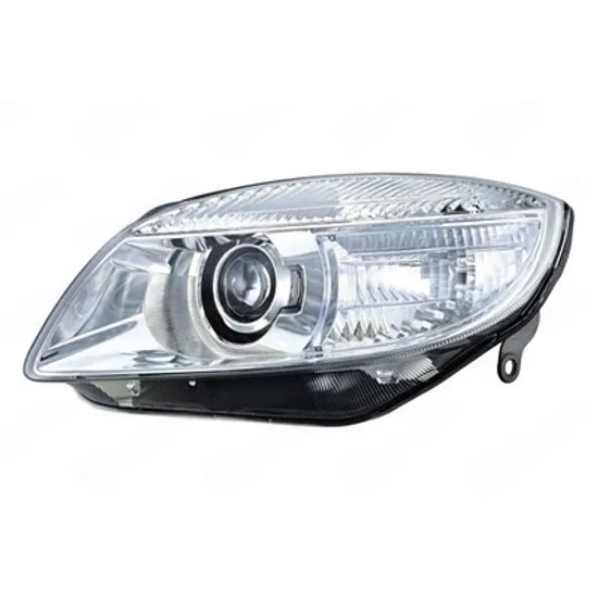 Faruri SKODA FABIA 2 2006->2014 Far reglaj electric cu iluminare curbe (H7) (HELLA) STANGA Perioada 2007 2008 2009 2010