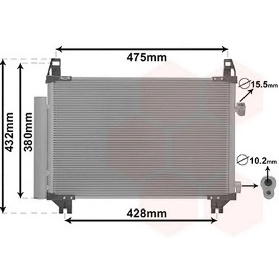 Radiator Aer Conditionat TOYOTA YARIS 2010-> Radiator aer conditionat 50x32 Perioada 2010 2011 2012 2013 2014 2015 2016