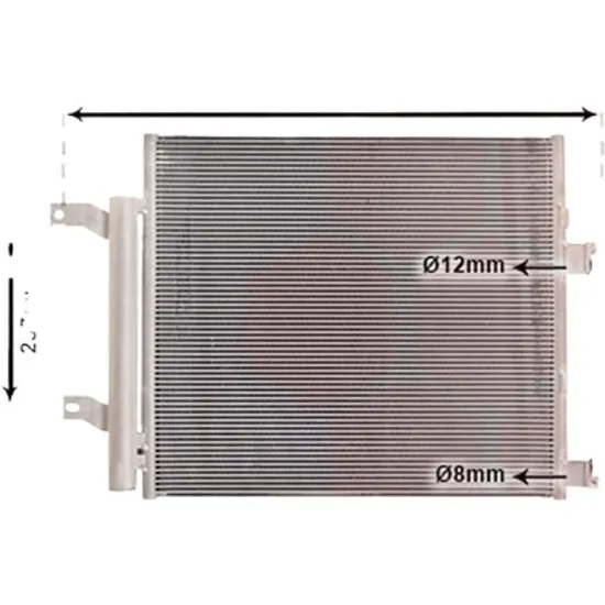 Radiator aer conditionat PEUGEOT BOXER 2006-> pentru 3.0 HDi 145, perioada 2010 2011 2012 2013 2014 2015