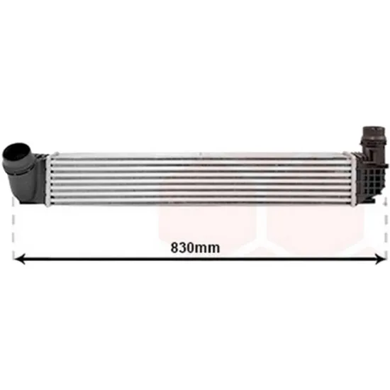 Intercooler RENAULT GRAND SCENIC 3 2009->2016, SCENIC 3 2008->2015, MEGANE III Grandtour 2008->, MEGANE 3 2008->2015 pentru 1.9 dCi, perioada 2008 2009 2010 2011 2012 2013 2014