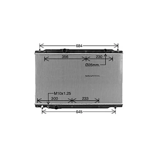 Radiator apa HONDA CR-V 5 2016-> pentru 2.0 e-CVT Hybrid, perioada 2018 2019 2020 2021 2022 2023