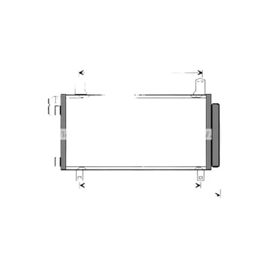 Radiator aer conditionat CITROEN C4 3 NC 2013-> pentru 1.6, perioada 2013 2014 2015 2016 2017 2018