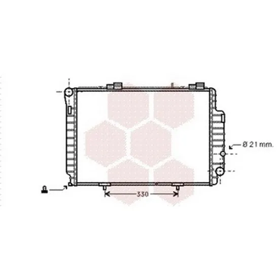 Radiator Motor MERCEDES C-CLASS W202 1993->2000 Radiator 2.0-2.2CDi +A/C 61,5x42 BEHR Perioada 1993 1994 1995 1996 1997 1998 1999 2000