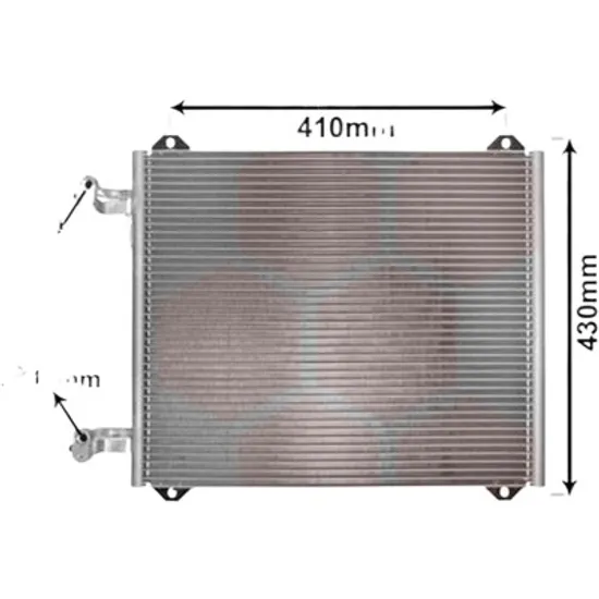Radiator aer conditionat CITROEN C4 1 LC 2004->2012 pentru 1.6 16V Bio-Flex, perioada 2007 2008