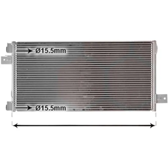 Radiator aer conditionat CITROEN JUMPER 2006-> pentru 2.2 HDi 150, perioada 2011 2012 2013 2014 2015 2016