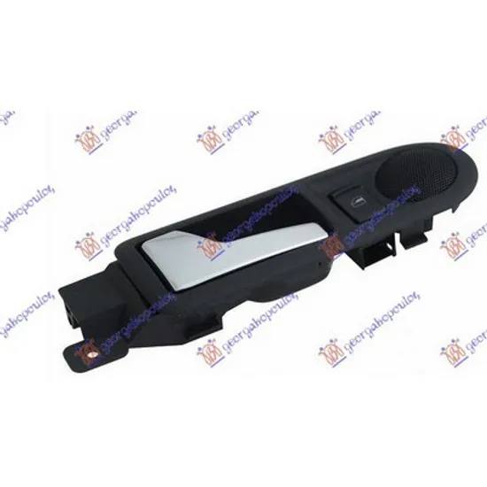 Maner Usa VW PASSAT B5 2000->2005 Maner usa spate interior cromat/negru stanga Perioada 2000 2001 2002 2003 2004 2005