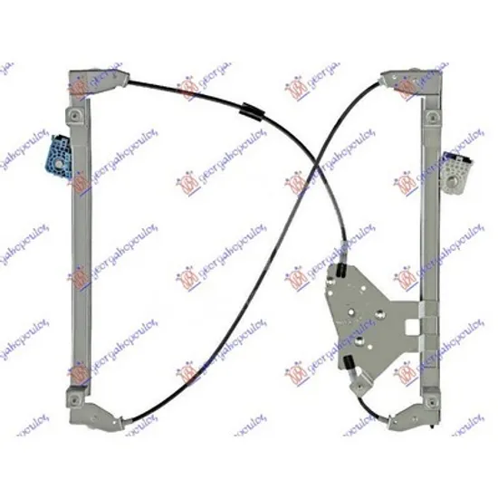 Macara Usa FORD FOCUS 1 1998->2008 Macara usa fata electrica (fara MOTOR) EUROPE dreapta Perioada 1998 1999 2000 2001 2002 2003 2004