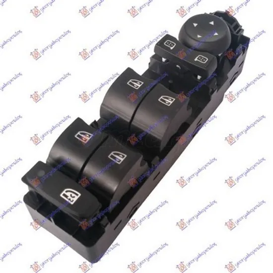 Buton Geamuri RENAULT FLUENCE 2010-> Panou buton comanda geamuri 4 contacte 13 pini 2013-> stanga Perioada 2010 2011 2012 2013 2014 2015 2016