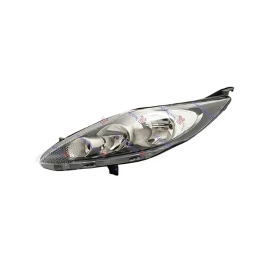 Faruri FORD FIESTA 5 JH 2008->2017 Far reglaj electric negru (cu motor) (E) (TYC) stanga Perioada 2008 2009 2010 2011 2012 2013