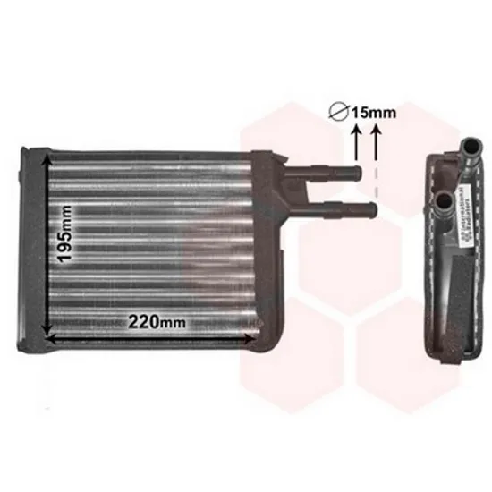 Radiator Incalzire PEUGEOT BOXER 230L 1994->2002 Calorifer M cu /fara aer conditionat 220x194 DELPHI TYPE Perioada 1994 1995 1996 1997 1998 1999 2000 2001 2002