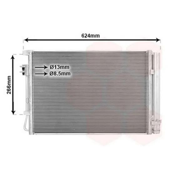 Radiator Aer Conditionat KIA STONIC 2017-> Radiator aer conditionat 1.2-1.4 benzina (480x380x16) Perioada 2017 2018 2019 2020 2021